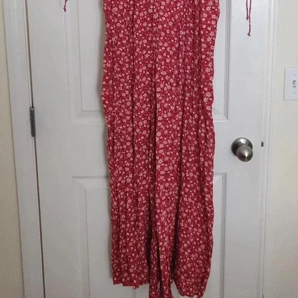 NWT Free People Stella red jumpsuit by Saint Helena size S - Picture 3 of 7